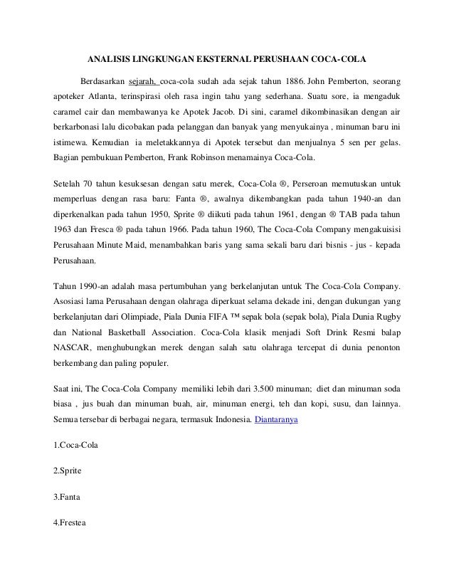 Sm Intan Wachyuni Hapzi Ali Analisis Lingungan Eksternal Perusahaa