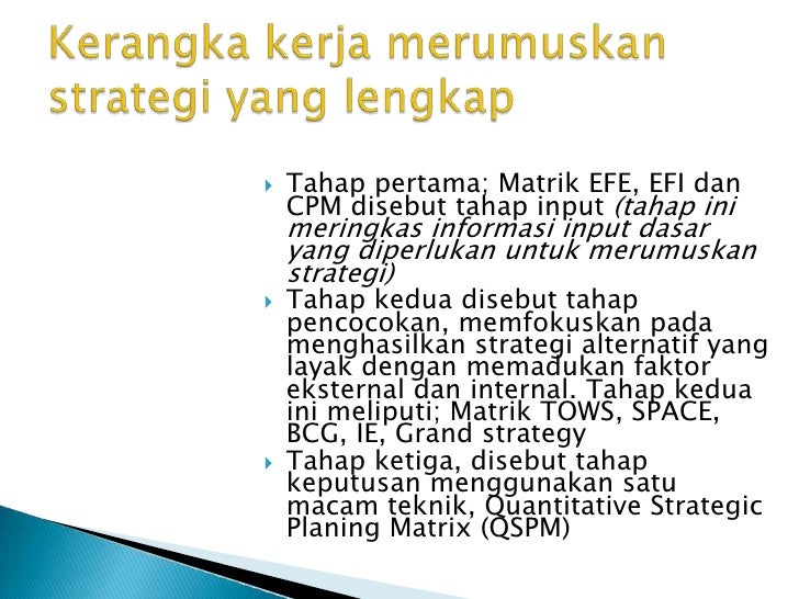 Matriks strategi pilihan