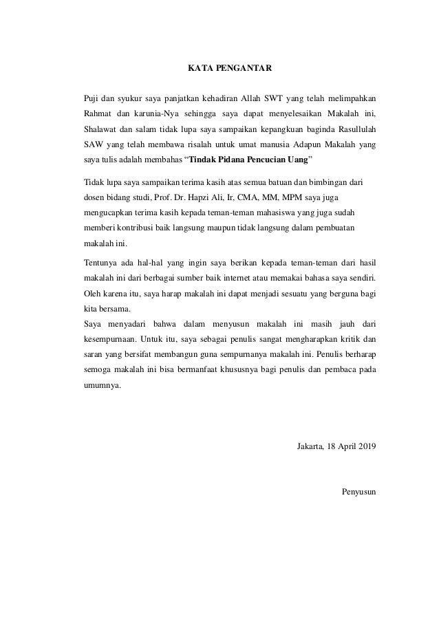Tm 6 4 Hbl Wenna Sustiany Hapzi Ali Tindak Pidana Pencucian Uang