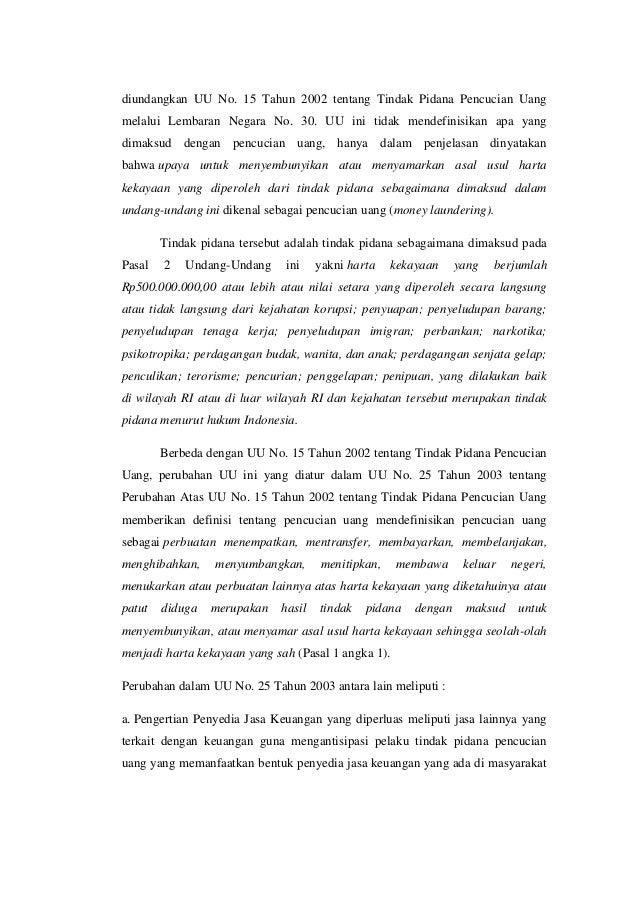 Tm 6 4 Hbl Wenna Sustiany Hapzi Ali Tindak Pidana Pencucian Uang