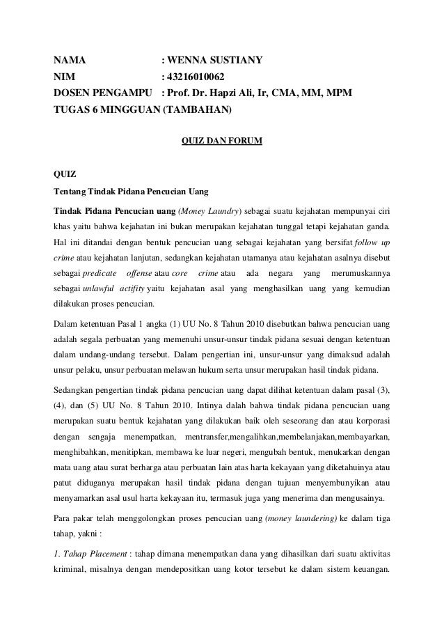 Tm 6 4 Hbl Wenna Sustiany Prof Dr Hapzi Ali Ir Cma Mm Mpm