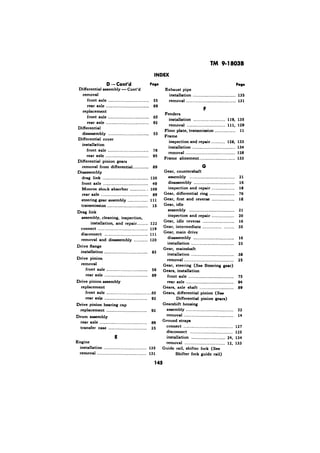 TM 9-18038 
INDEX 
D -- Cont’d 
............... 
E 
F 
G 
........................................ 
.................................... 
145 
 