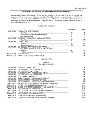 Form 2320 Tm9 2320-209-20-1 | PDF