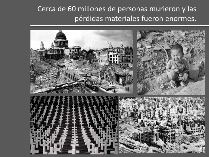 La Segunda Guerra Mundial y sus consecuencias
