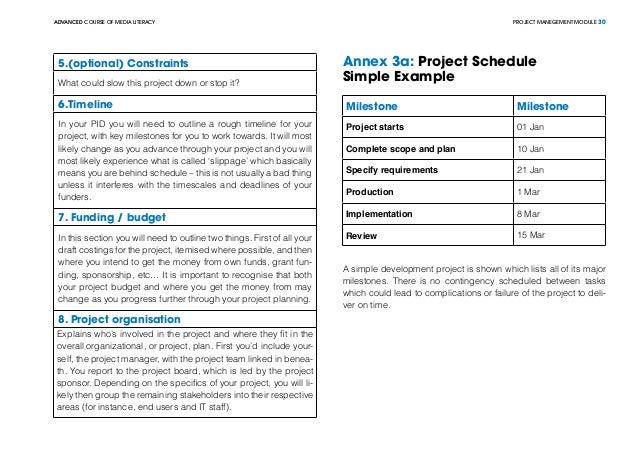 project examples for project management construction project milestone project management example