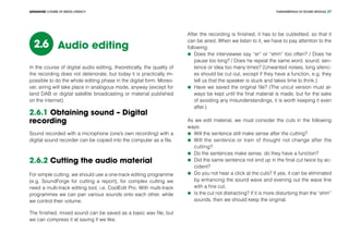 Fundamentals of sound module (basic level) | PDF