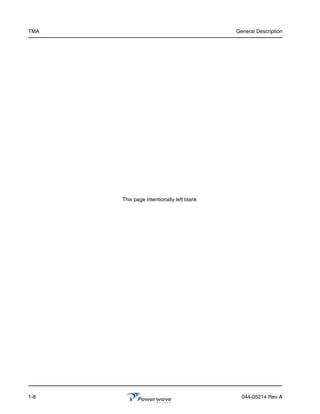 TMA                                        General Description




      This page intentionally left blank




1-8                                          044-05214 Rev A
 