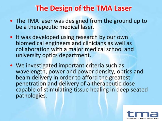 TMA International — Class IV High Power Lasers — Laser Technology ...