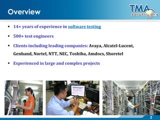 TMA Software Testing Competency | PDF
