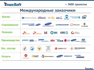 Банки
Страхование
Телеком
Производство
Гос. сектор
Услуги
> 3000 проектов
Международные заказчики
 