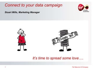 Connect to your data campaign Stuart Mills, Marketing Manager ,[object Object]