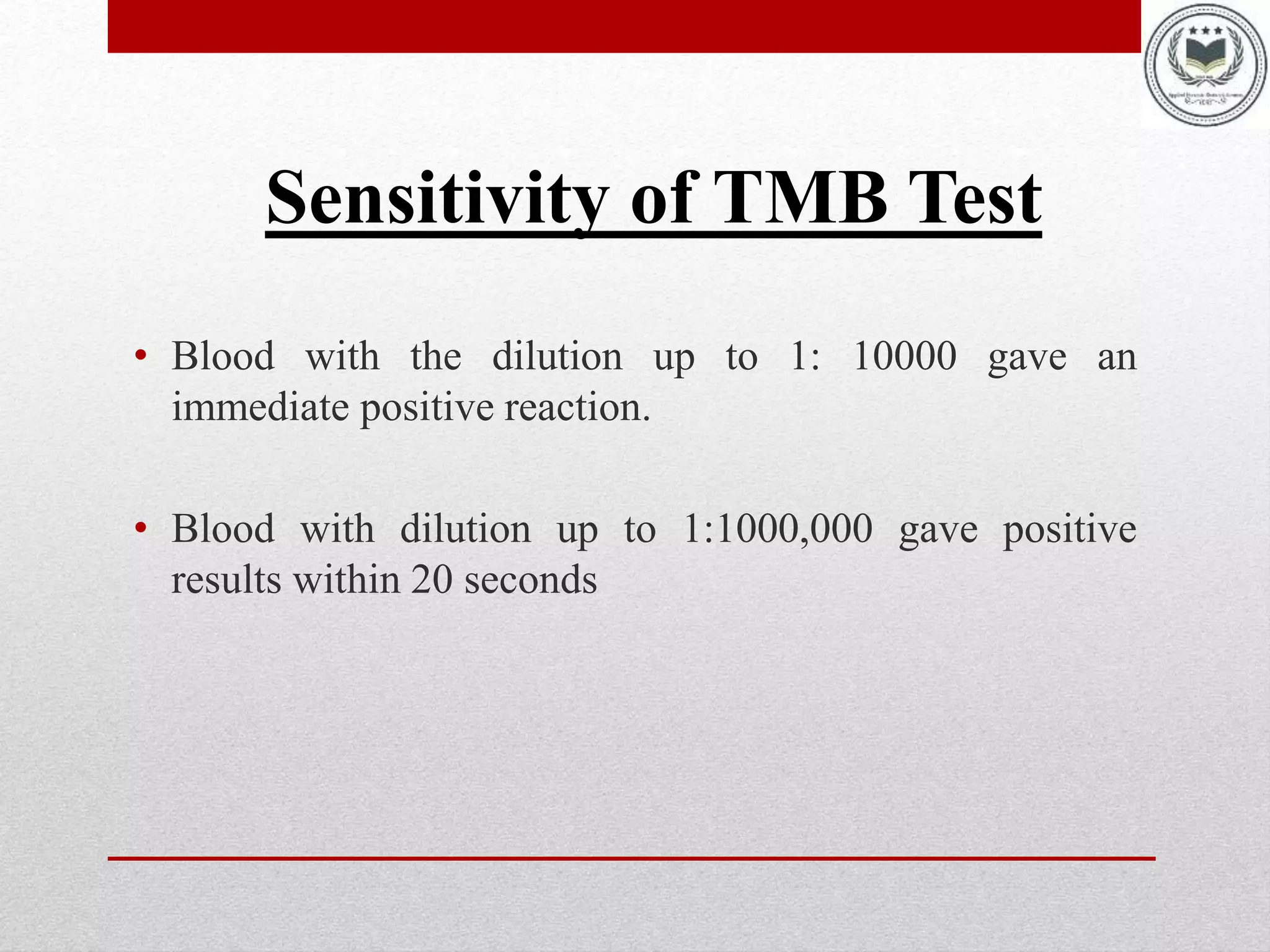 TMB test | PPTX