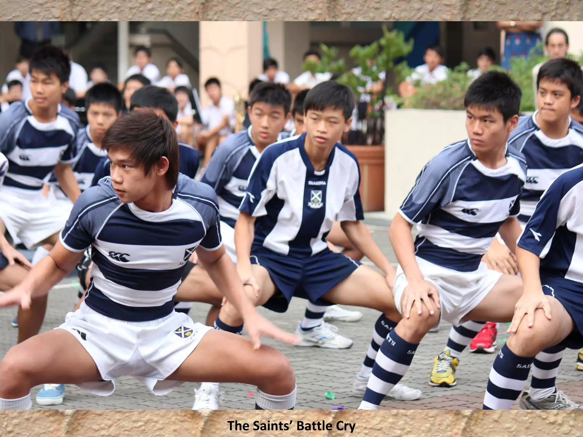 The Saints’ Battle Cry
 