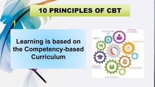 Learning is based on
the Competency-based
Curriculum
 