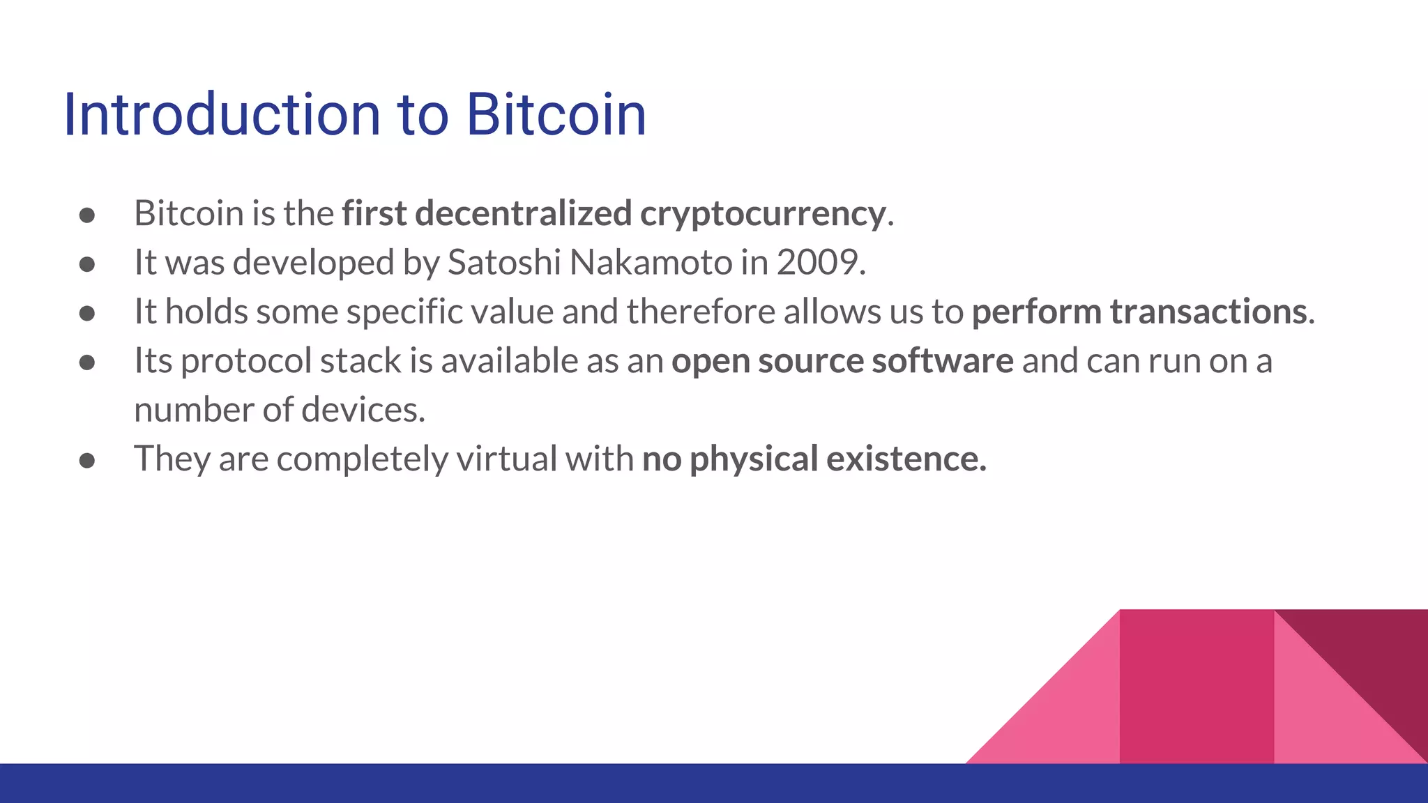 Tmc mastering bitcoins ppt | PDF