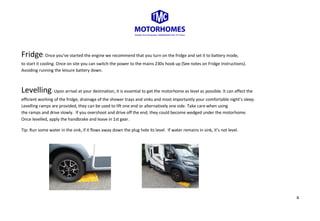 Roller Team Zefiro 675 | TMC Motorhomes | PDF