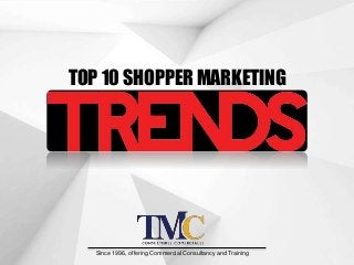 TOP 10 SHOPPER MARKETING
Since 1996, offering Commercial Consultancy and Training
 