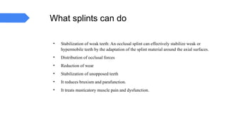 Parafunction Splint Comprehensive Management of Temporomandibular Joint Disorders (TMD ...