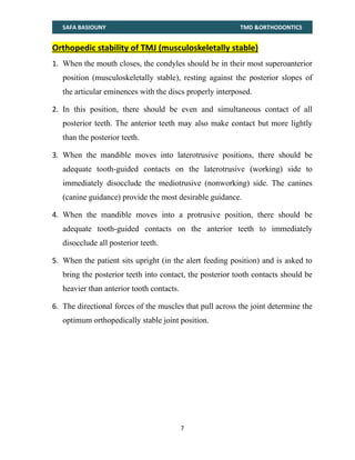 The Interplay Between Orthodontics and Temporomandibular Disorders | PDF