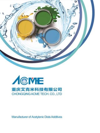 TMDD Additives for Water-based Coatings and Inks - ACME