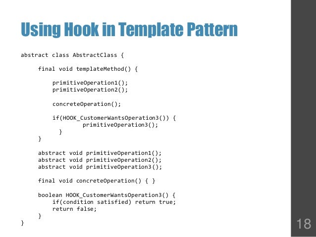 presentation on template method design pattern
