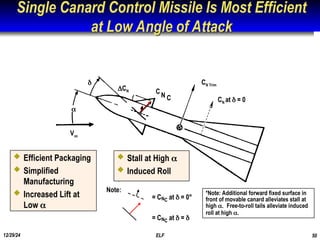 Canard Control Rockets TMD Presentation Fleeman lecture courses ppt | PPT
