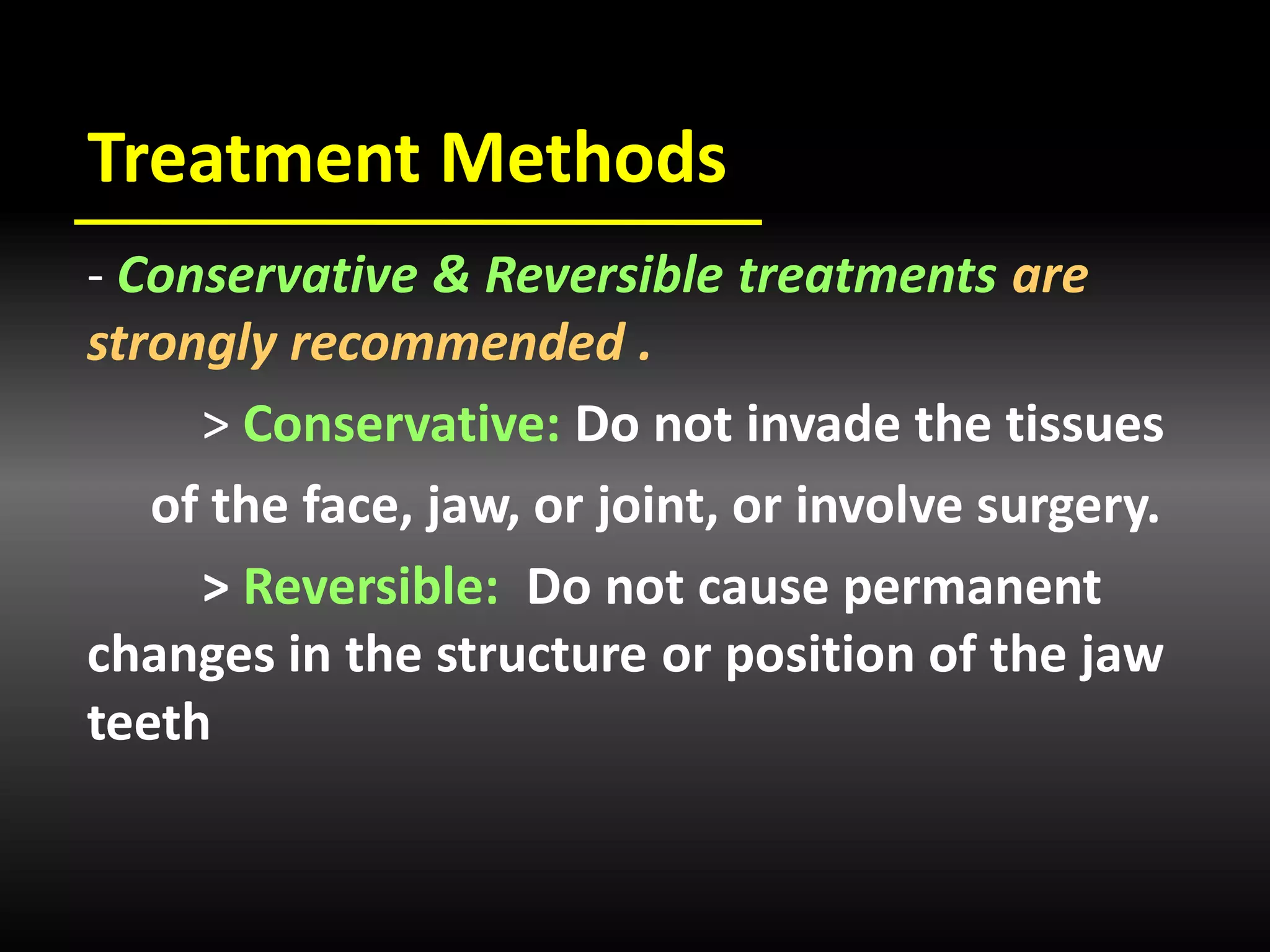 TMD's and occlusal splint therapy | PDF