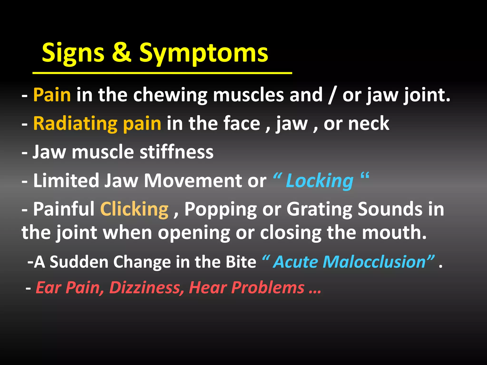 TMD's and occlusal splint therapy | PDF