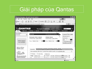 Giải pháp của Qantas
 