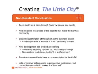 CreatingThe Little City?In 2009, the City of Falls Church worked to develop a slogan with an acclaimed Falls Church branding, advertising, and interactive agency