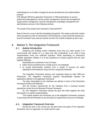 TM Forum Frameworx Overview Course | PDF
