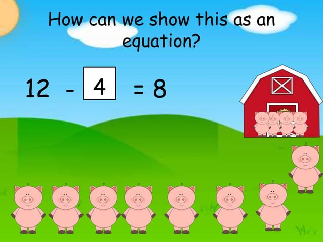 Math lesson pigs hiding | PPTX
