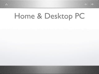 Home & Desktop PC
 