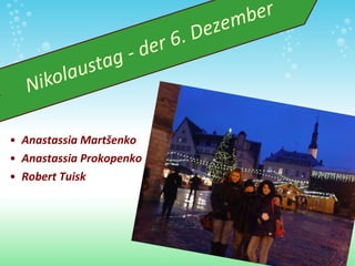 Anastassia Martšenko Anastassia Prokopenko Robert Tuisk 