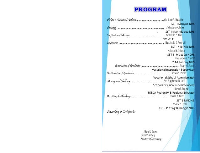 Sample Graduation Program Banya