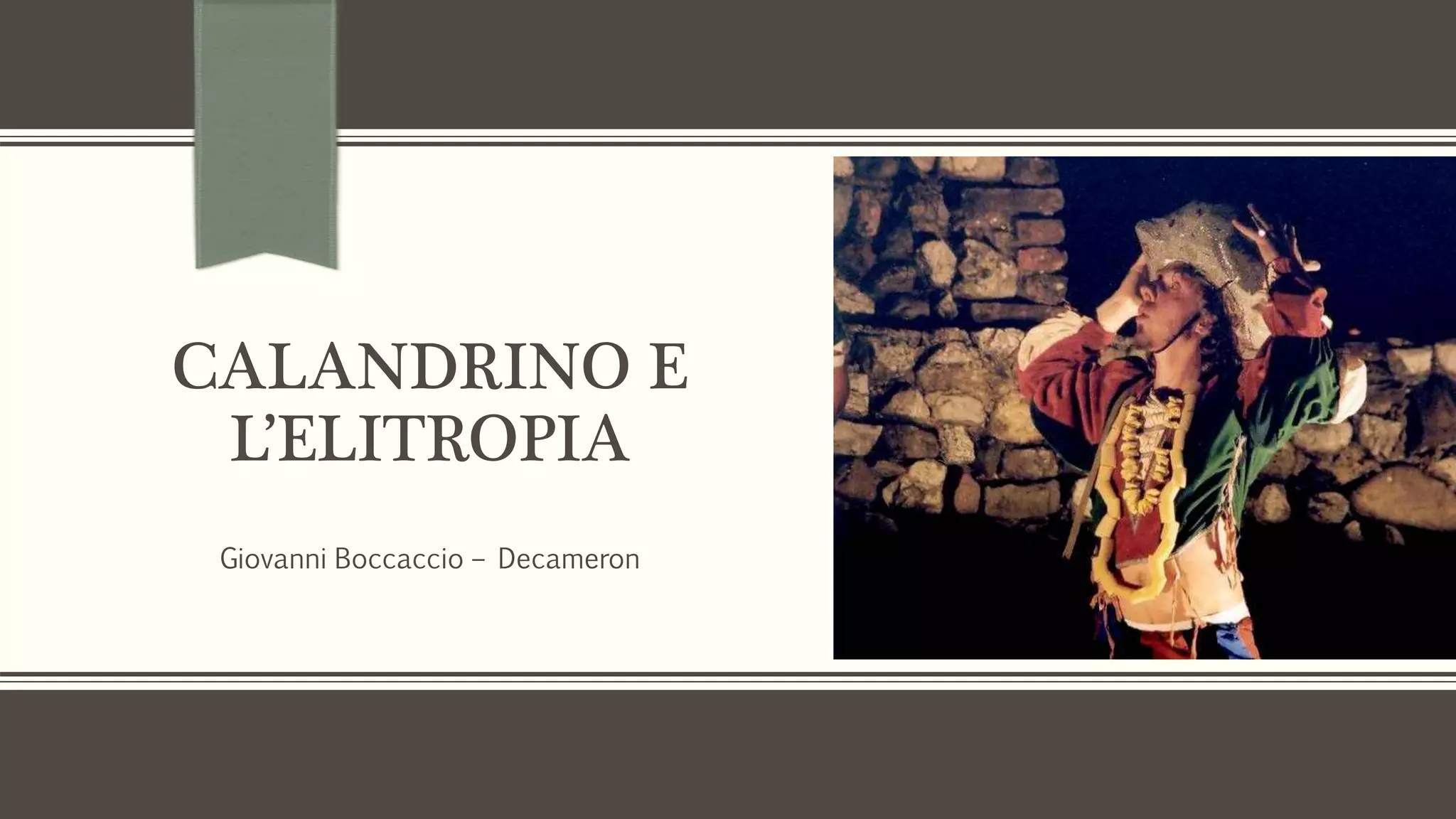 Calandrino e l'elitropia | PPTX