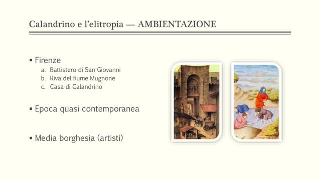 Calandrino e l'elitropia | PPTX | Books and Literature