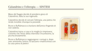 Calandrino e l'elitropia | PPTX