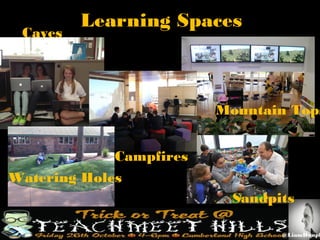 Learning Spaces
 Caves




                         Mountain Tops


             Campfires
Watering Holes
                ...