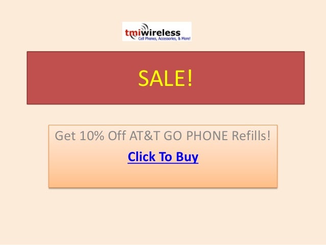 At&t gophone refill coupon codes