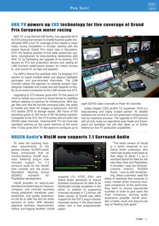 Tmi Magazine Broadcast International. Tm Broadcast Magazine | PDF