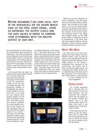 Tmi Magazine Broadcast International. Tm Broadcast Magazine | PDF