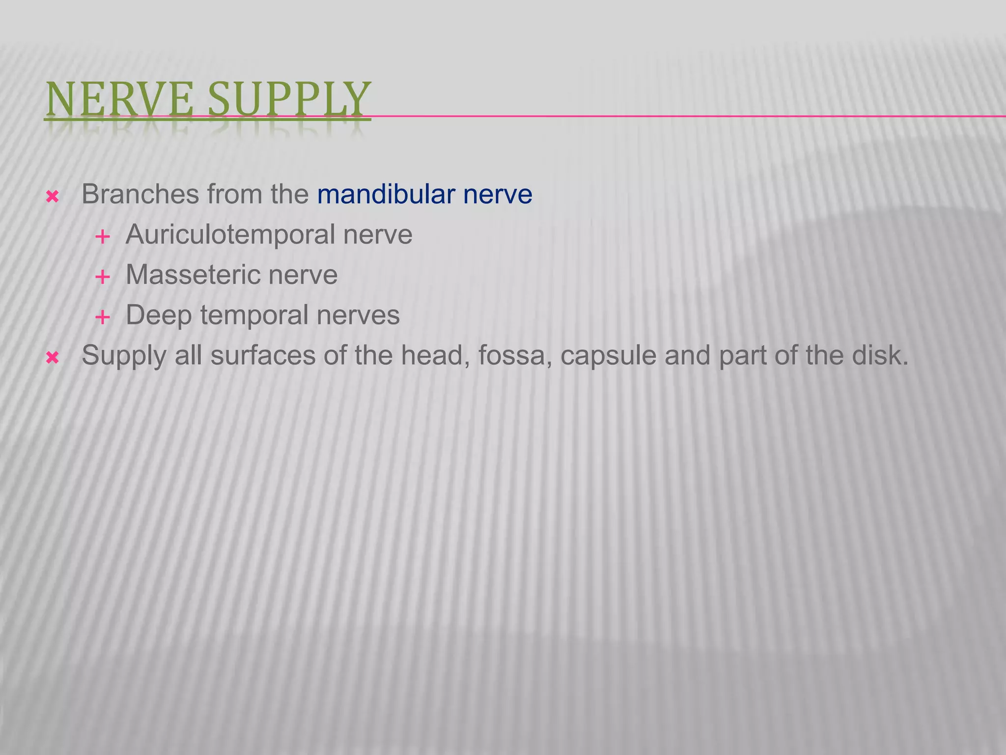 Temporomandibular Joint (TMJ ) | PPTX