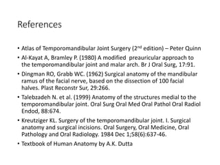 Surgical Anatomy of Temporomandibular Joint | PPTX