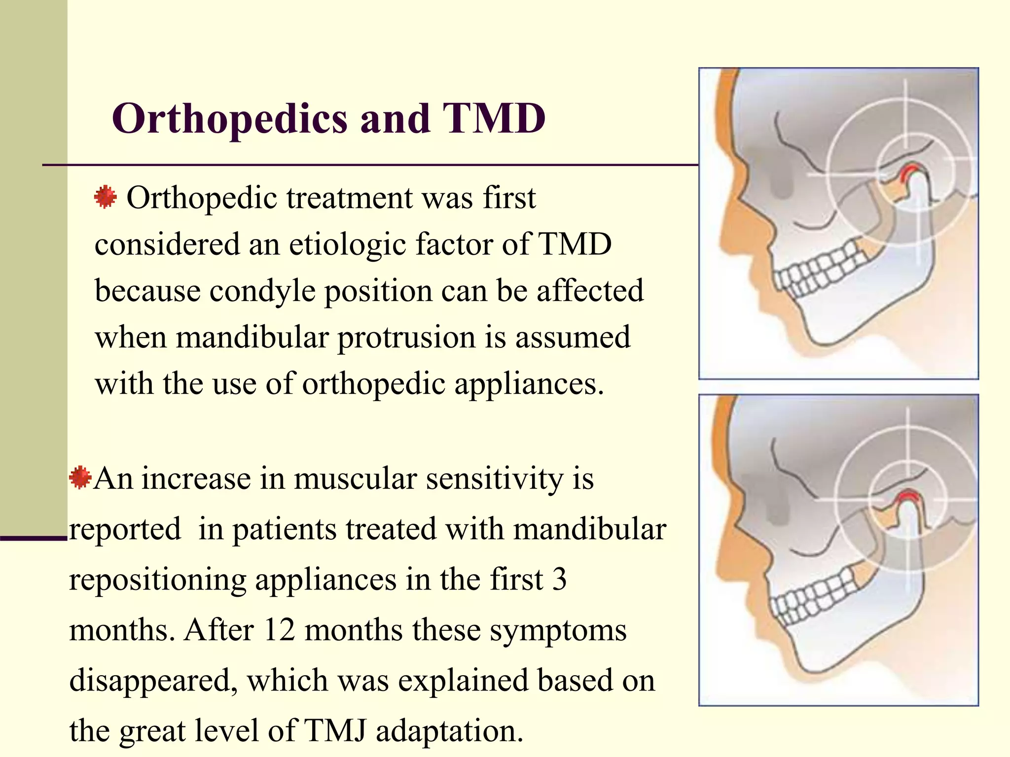 examination of temporomandibular joint disorders in orthodontic ...