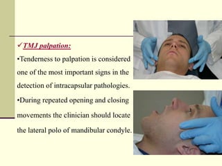 examination of temporomandibular joint disorders in orthodontic ...