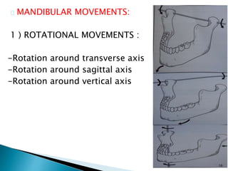 Mandibular Lateral Rotation temporomandibular joint | PPTX