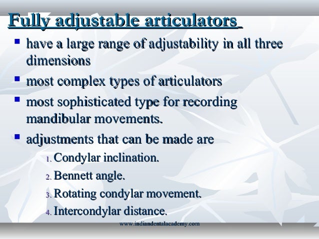 Straight Line Articulator : Tmj instrumentation prosthodontic courses