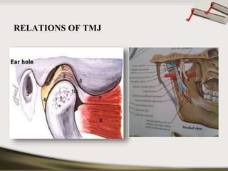 RELATIONS OF TMJ 
 