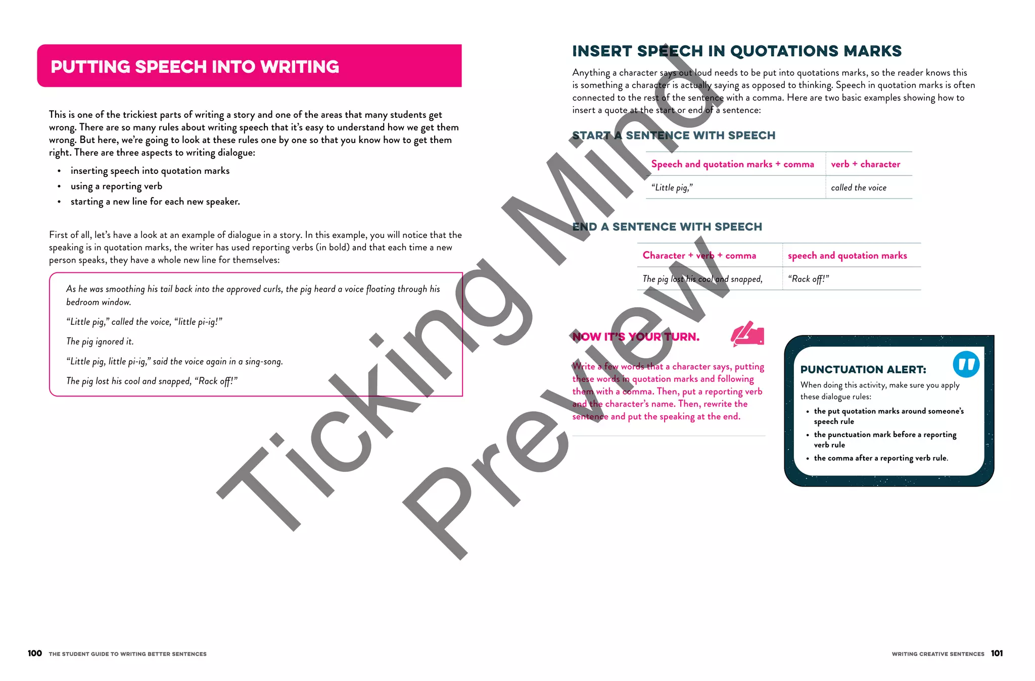 The Student Guide To Writing Better Sentences In The English Classroom 1  (updated preview) | PDF